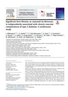 Significant liver fibrosis, as assessed by fibroscan, is independently associated with chronic vascular complications of type 2 diabetes: A multicenter study