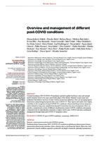 prikaz prve stranice dokumenta Overview and management of different post-COVID conditions